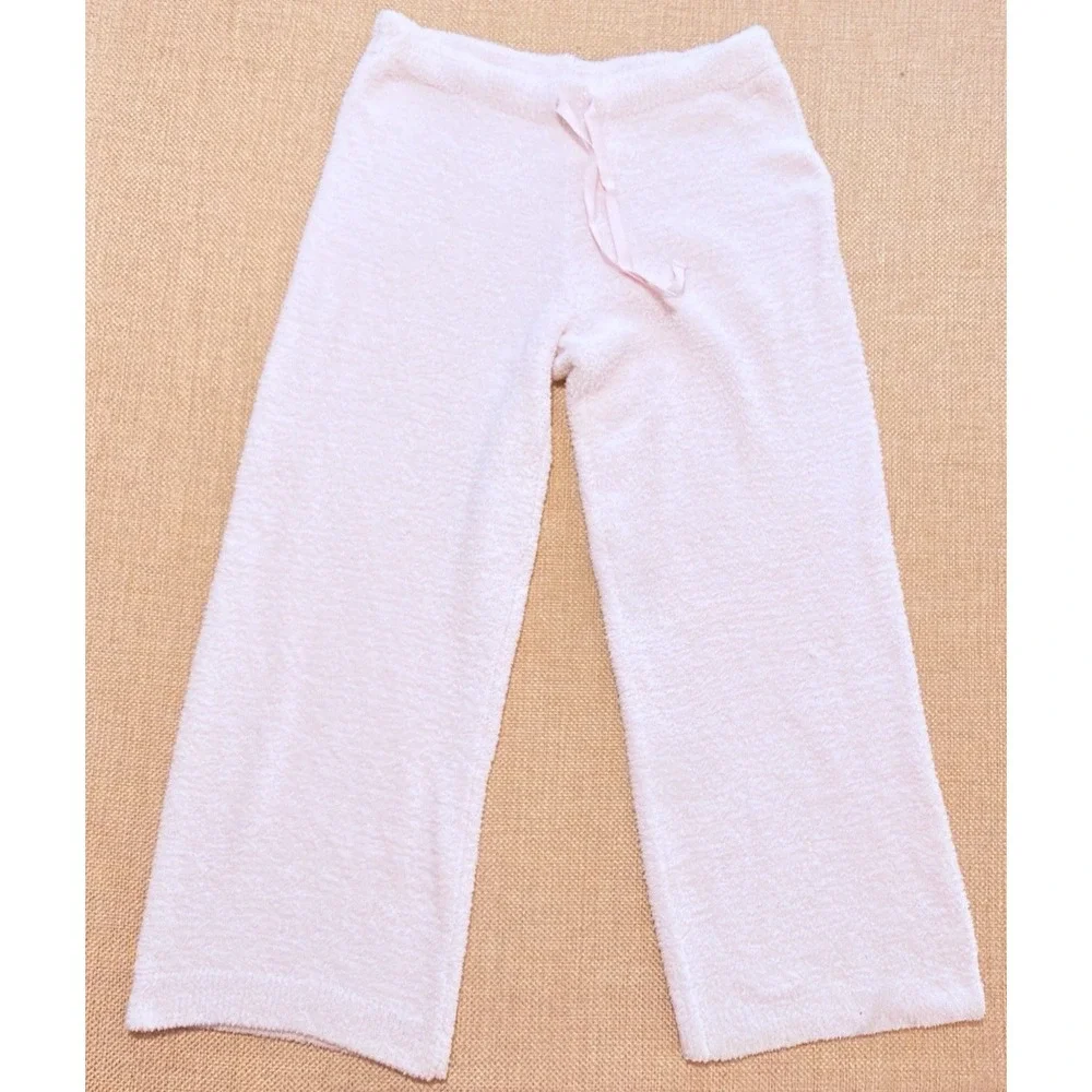 Softies Marshmallow Lounge Set‎ Womens Large Pink Reverse Seam Top Pants